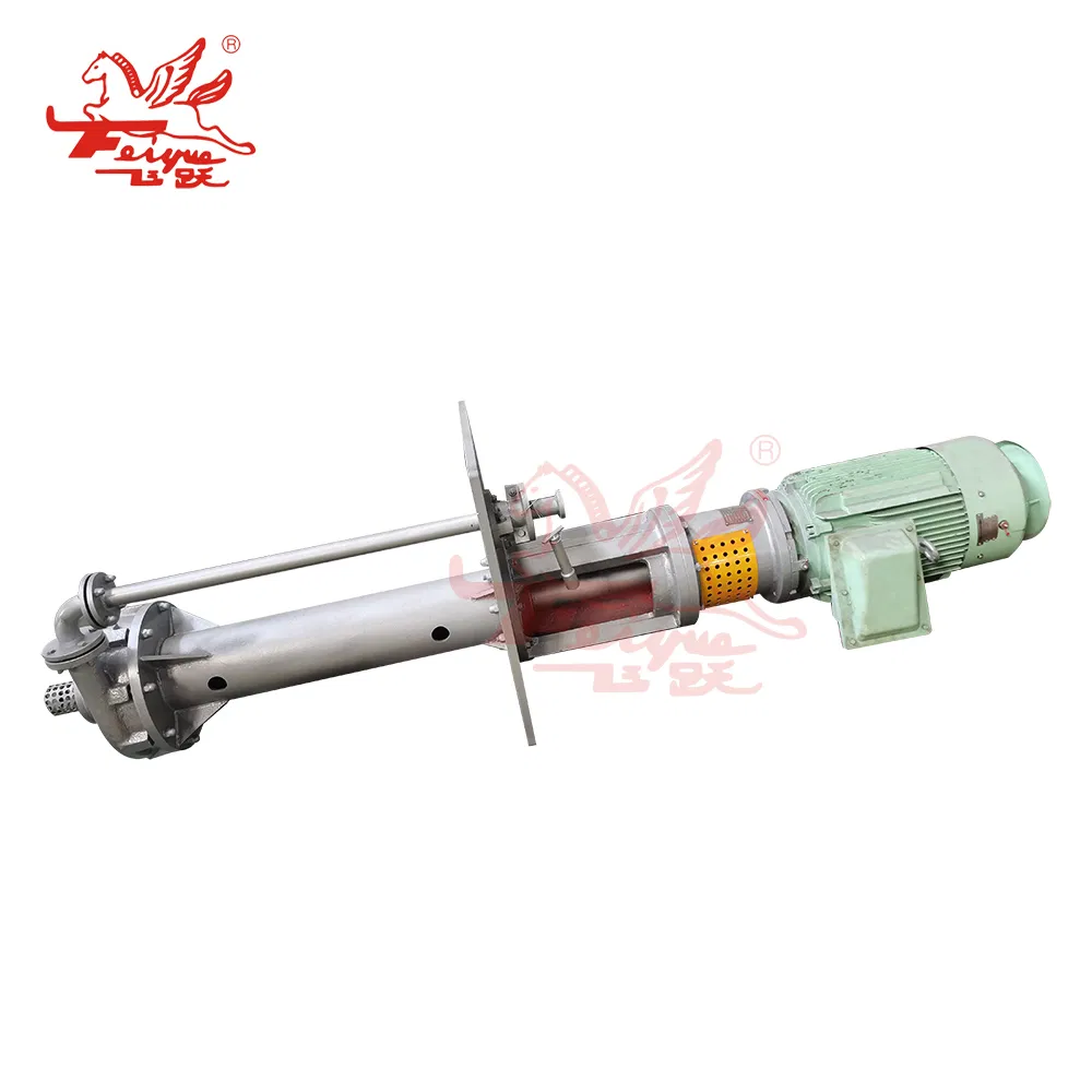 API 610 Vs4/Vs5 半水中垂直ロングシャフト遠心工業用水中サンプリン酸スラリーステンレス鋼垂直電動ウォーターポンプ